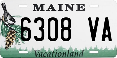 ME license plate 6308VA