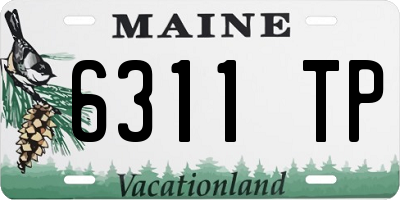 ME license plate 6311TP