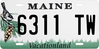 ME license plate 6311TW