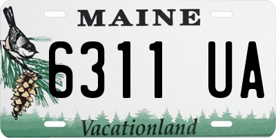 ME license plate 6311UA
