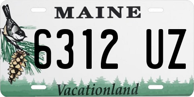 ME license plate 6312UZ