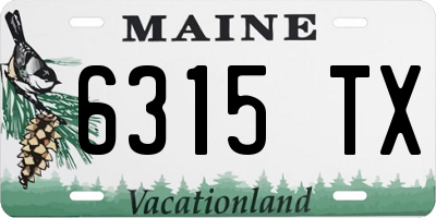 ME license plate 6315TX