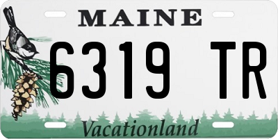 ME license plate 6319TR
