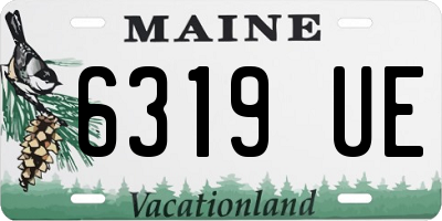 ME license plate 6319UE
