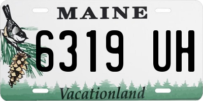 ME license plate 6319UH