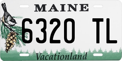 ME license plate 6320TL