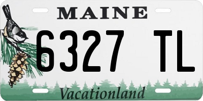 ME license plate 6327TL