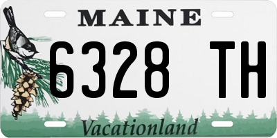 ME license plate 6328TH