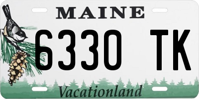 ME license plate 6330TK