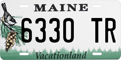 ME license plate 6330TR