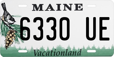 ME license plate 6330UE