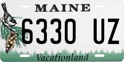 ME license plate 6330UZ