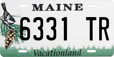 ME license plate 6331TR