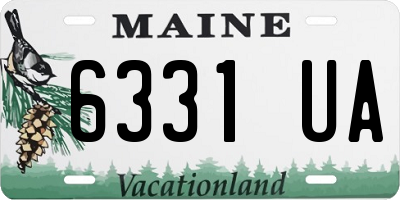 ME license plate 6331UA