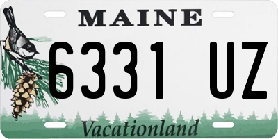 ME license plate 6331UZ