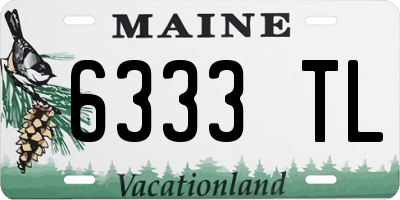 ME license plate 6333TL