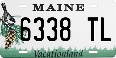 ME license plate 6338TL