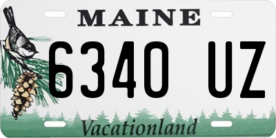 ME license plate 6340UZ