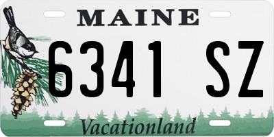 ME license plate 6341SZ