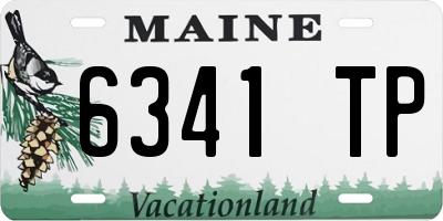 ME license plate 6341TP