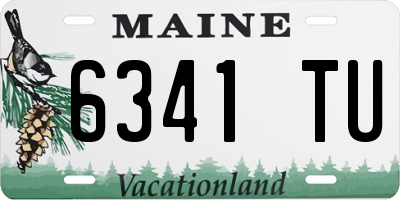 ME license plate 6341TU