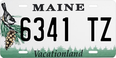 ME license plate 6341TZ