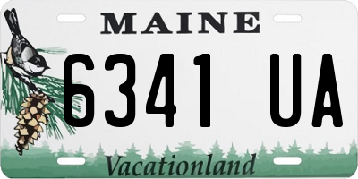 ME license plate 6341UA