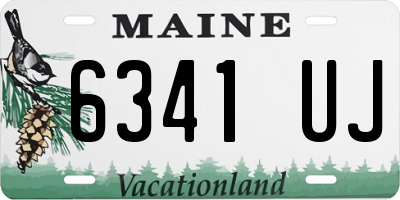 ME license plate 6341UJ