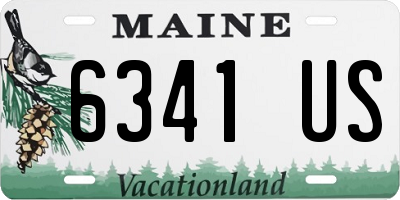 ME license plate 6341US