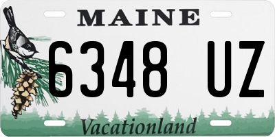 ME license plate 6348UZ