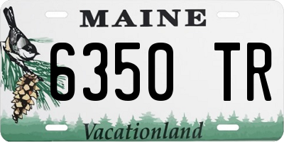 ME license plate 6350TR