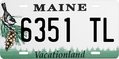 ME license plate 6351TL