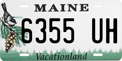 ME license plate 6355UH