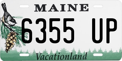 ME license plate 6355UP