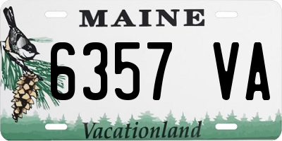 ME license plate 6357VA