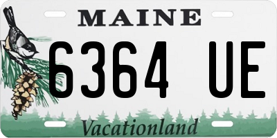 ME license plate 6364UE