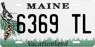 ME license plate 6369TL