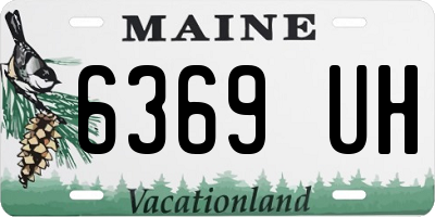 ME license plate 6369UH