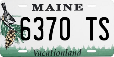 ME license plate 6370TS