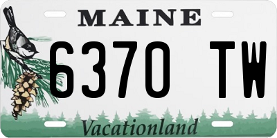 ME license plate 6370TW