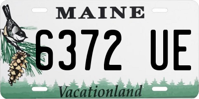 ME license plate 6372UE