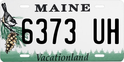 ME license plate 6373UH