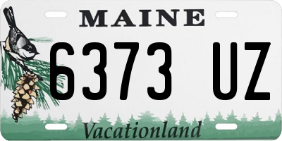 ME license plate 6373UZ