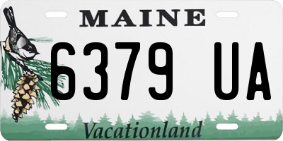 ME license plate 6379UA