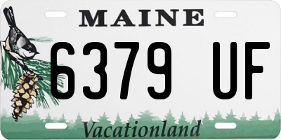 ME license plate 6379UF