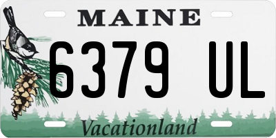 ME license plate 6379UL