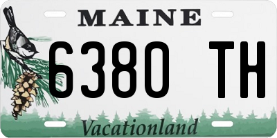 ME license plate 6380TH