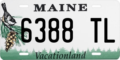 ME license plate 6388TL