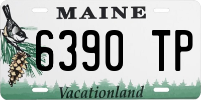ME license plate 6390TP