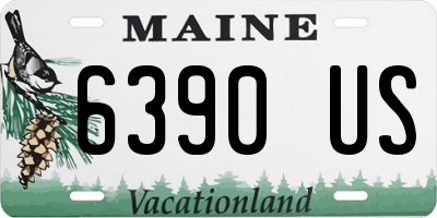 ME license plate 6390US